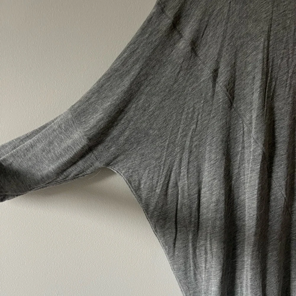 Free People We The Free Gray Dolman Sleeve Oversized Tunic Top M